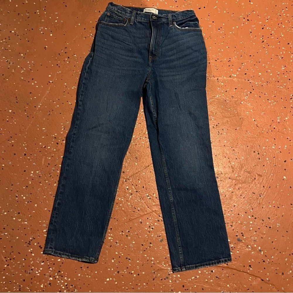 Abercrombie & Fitch Dark Blue Straight Men's Jeans